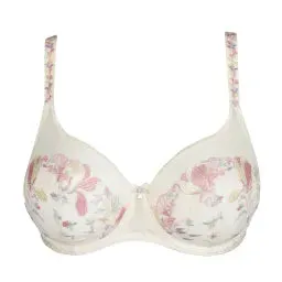 Mohala Balcony Bra Vertical Seam In Vintage Natural - Prima Donna
