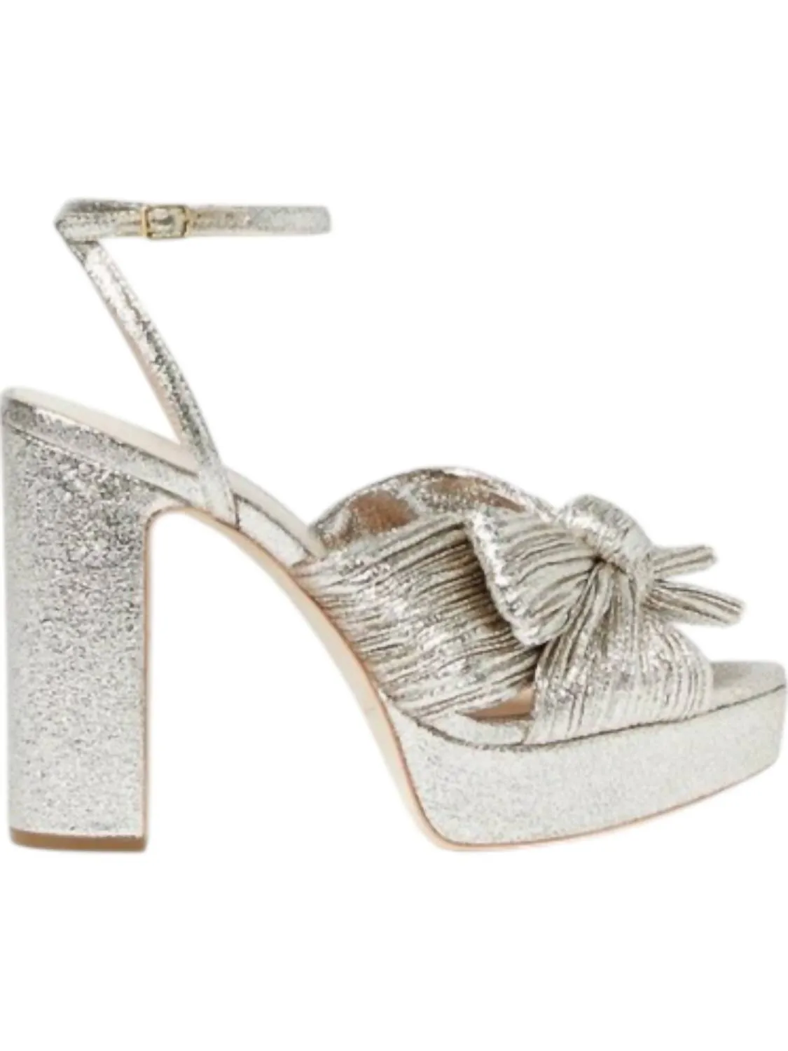 Natalia Pleated Platform Sandal