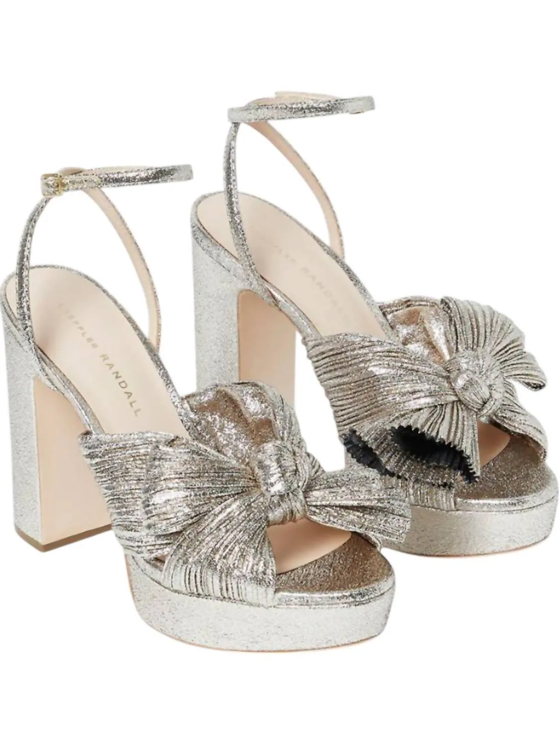 Natalia Pleated Platform Sandal