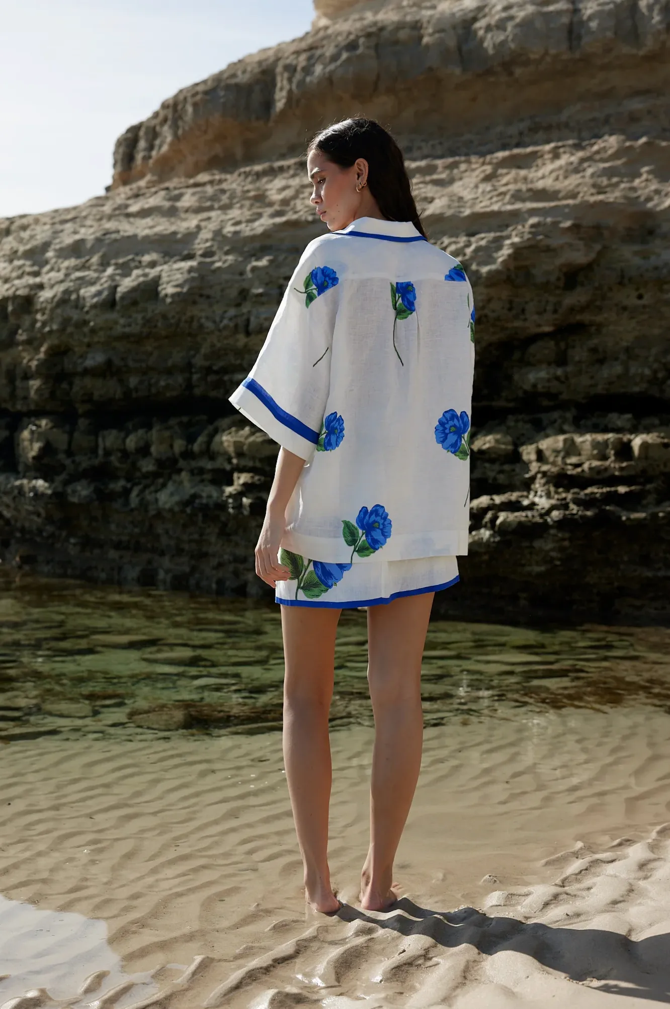 NERI Shirt | FOAM/CELESTE