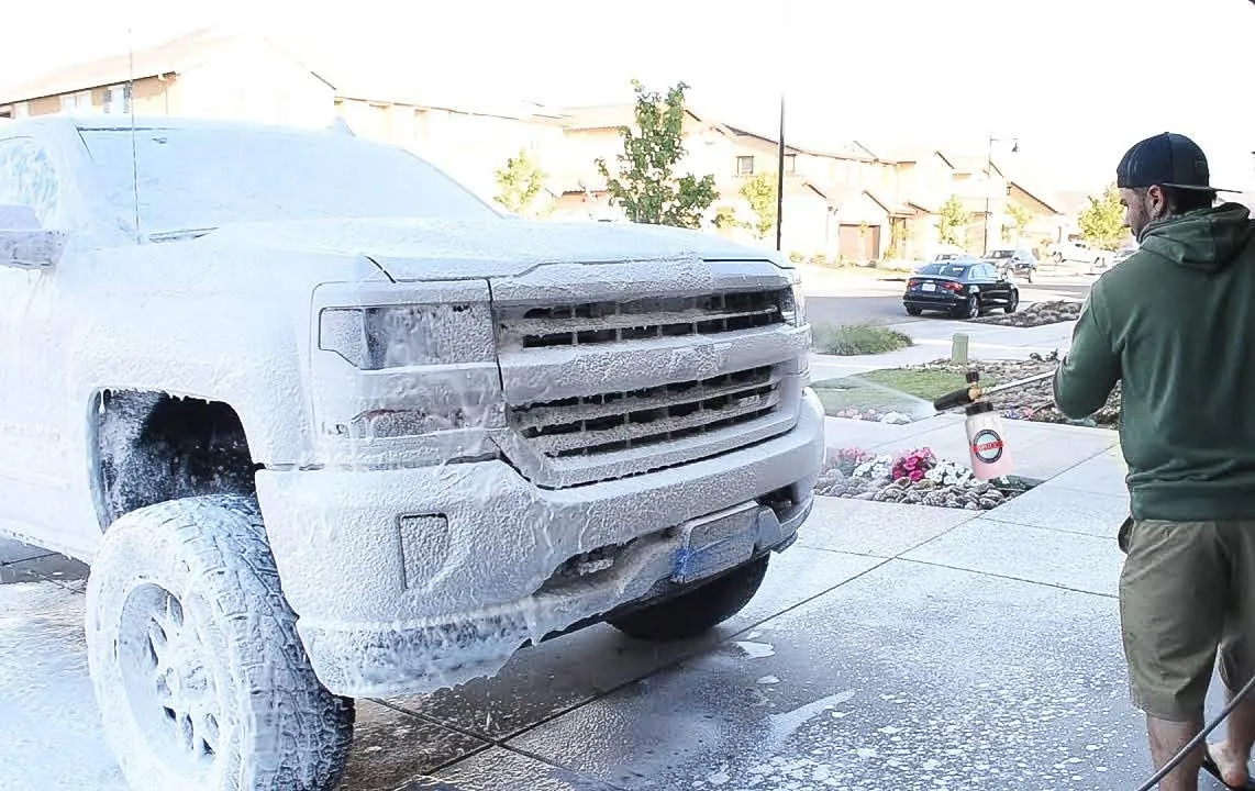New MATCC Foam Cannon III Heavy Duty Car Foam Blaster Wide Nick Bottle Adjustable Snow Foam Lance for Pressure Washer with 1/4'' Quick Connector