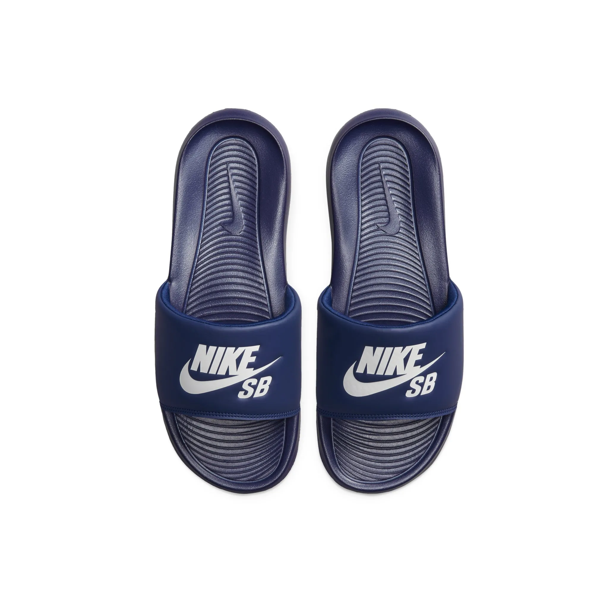 Nike Mens Victori One Slides Blue