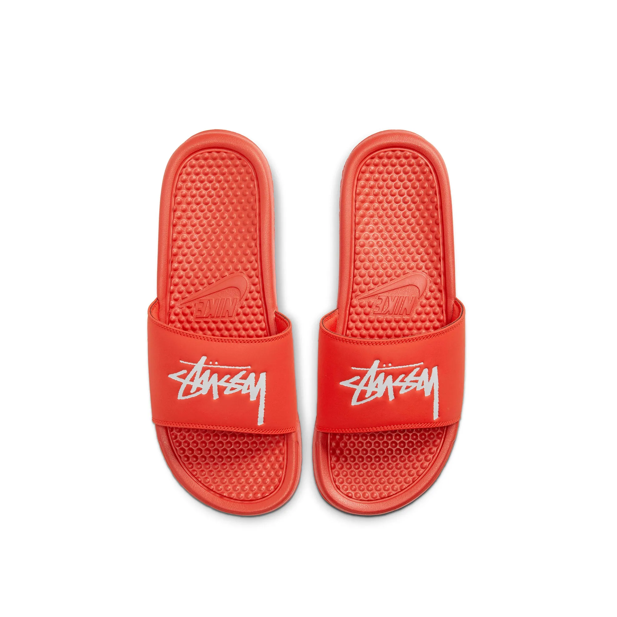 Nike x Stussy Men 'Habanero Red' Slides