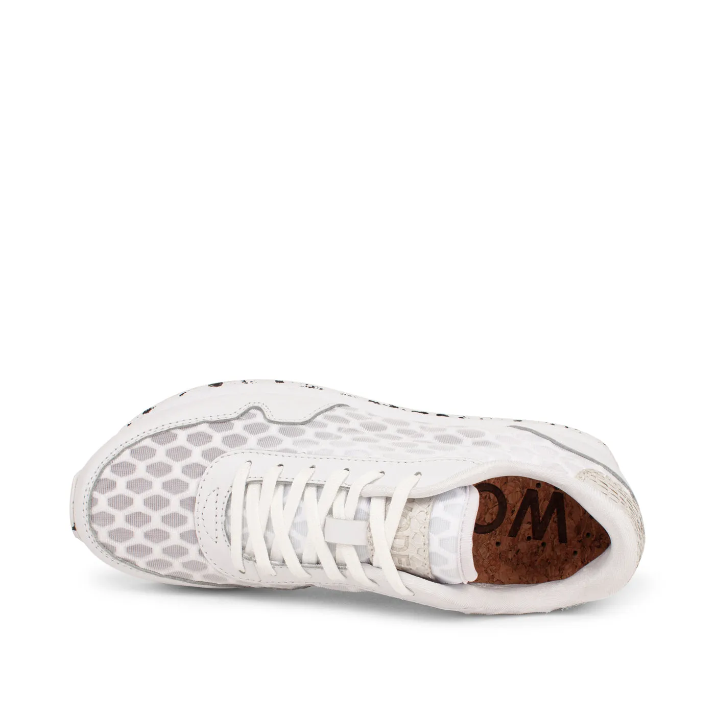 Nora III Mesh Leather - Bright White