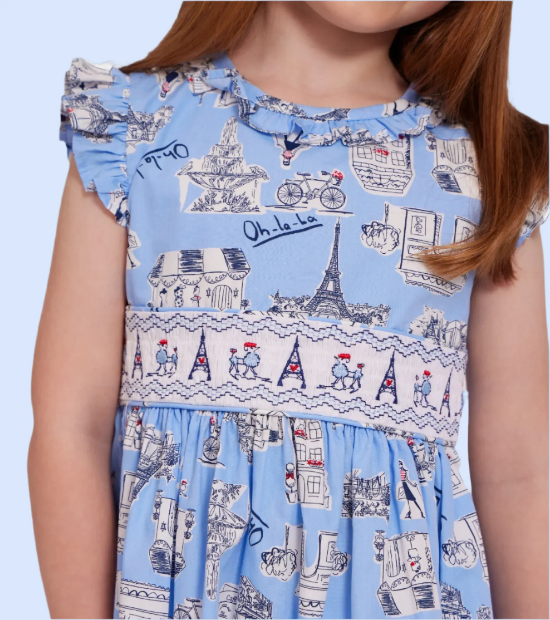 Paris Smocked Dress