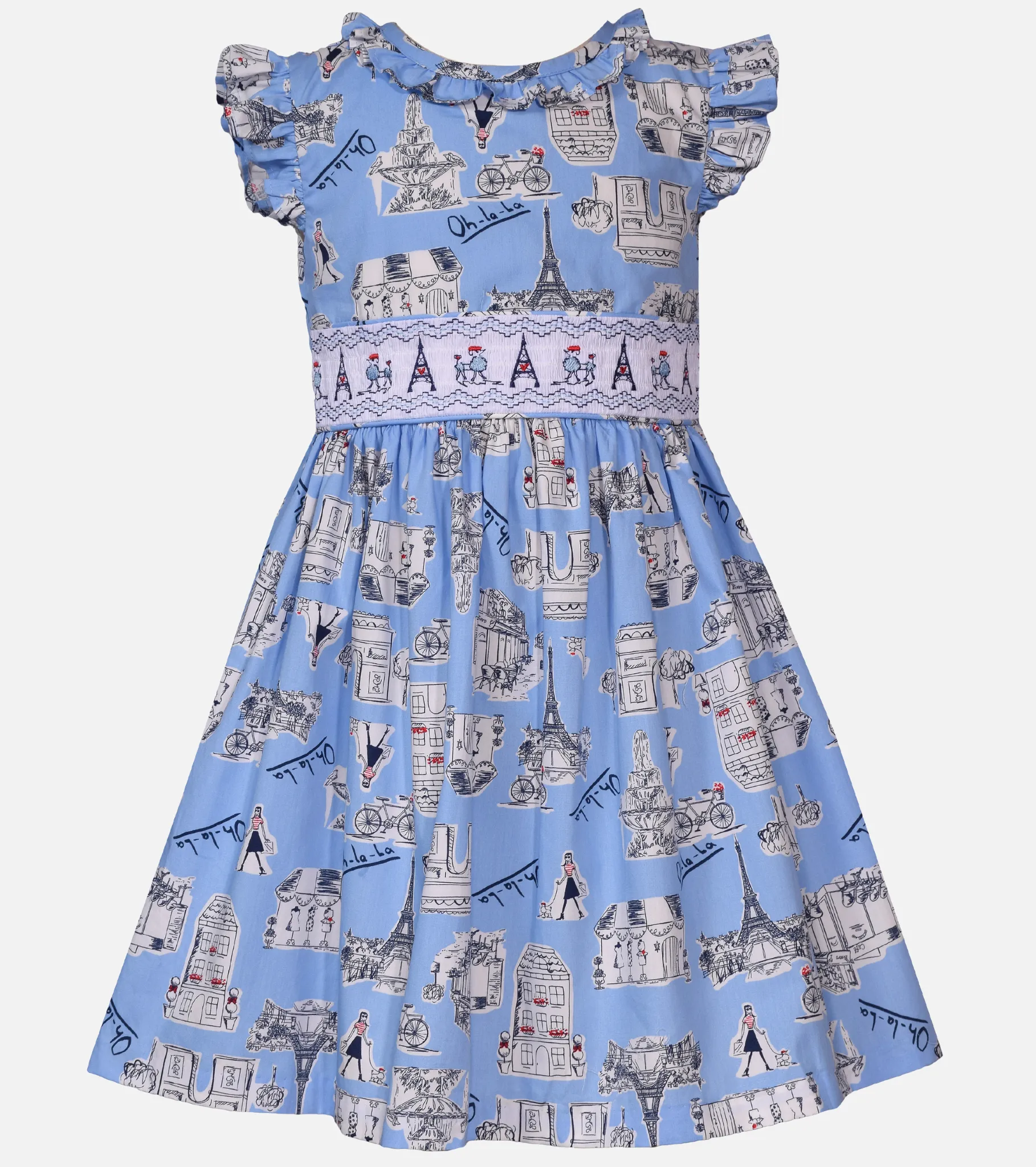Paris Smocked Dress