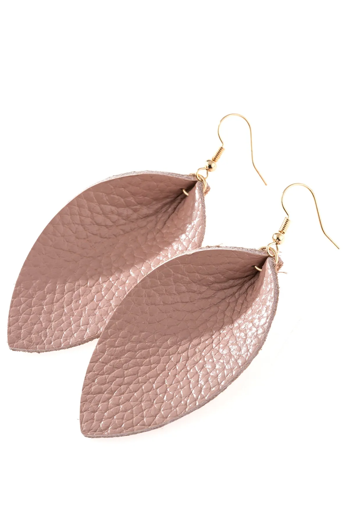 PINCHED TEARDROP HOOK DROP EARRINGS