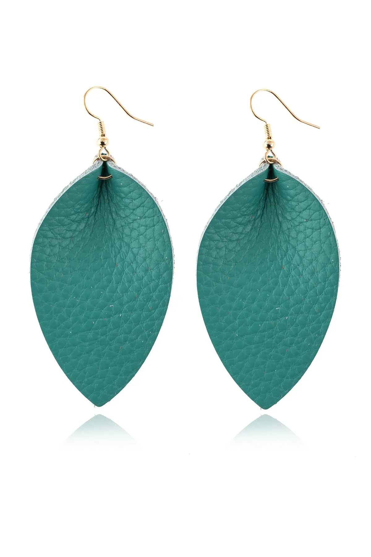 PINCHED TEARDROP HOOK DROP EARRINGS
