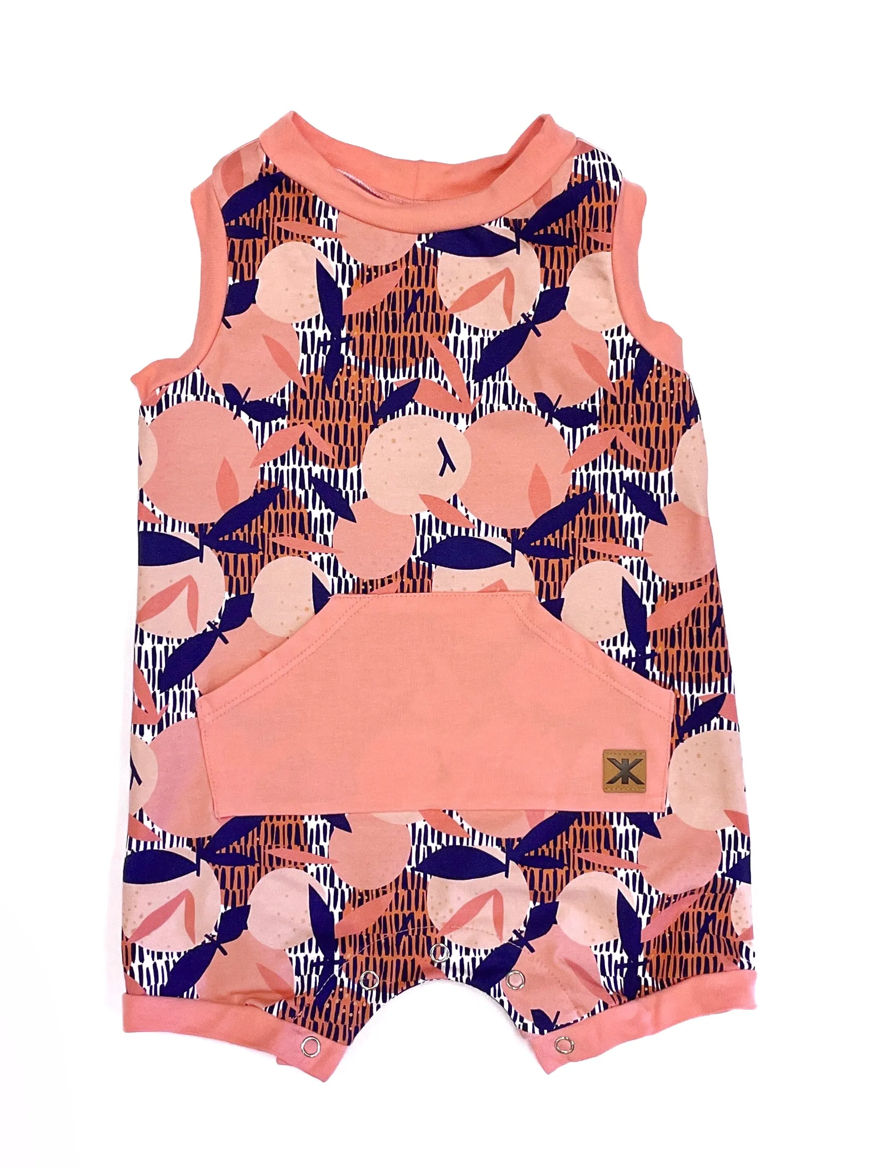 Pink Lemonade Shortie Snap Romper