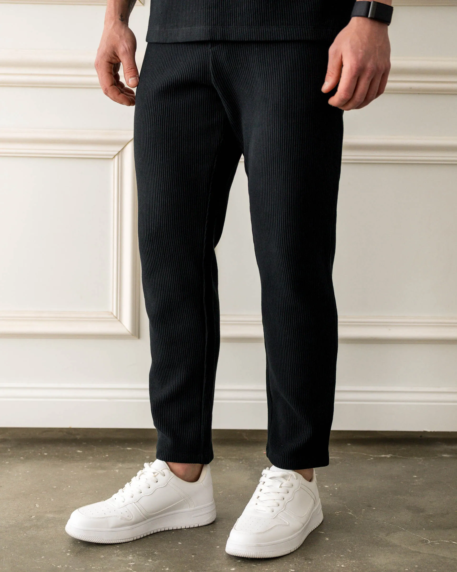 Plissee Pants (Black)