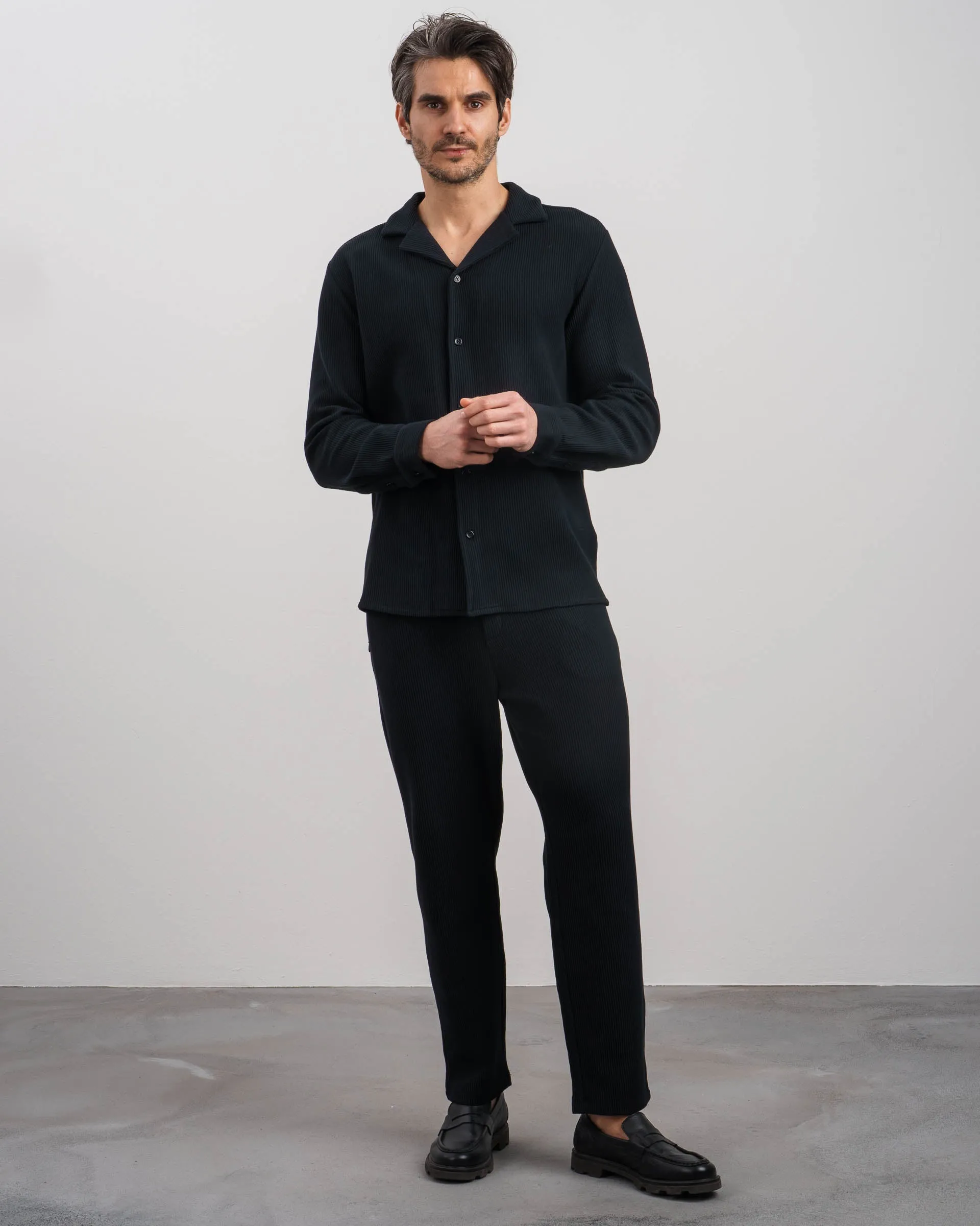 Plissee Pants (Black)