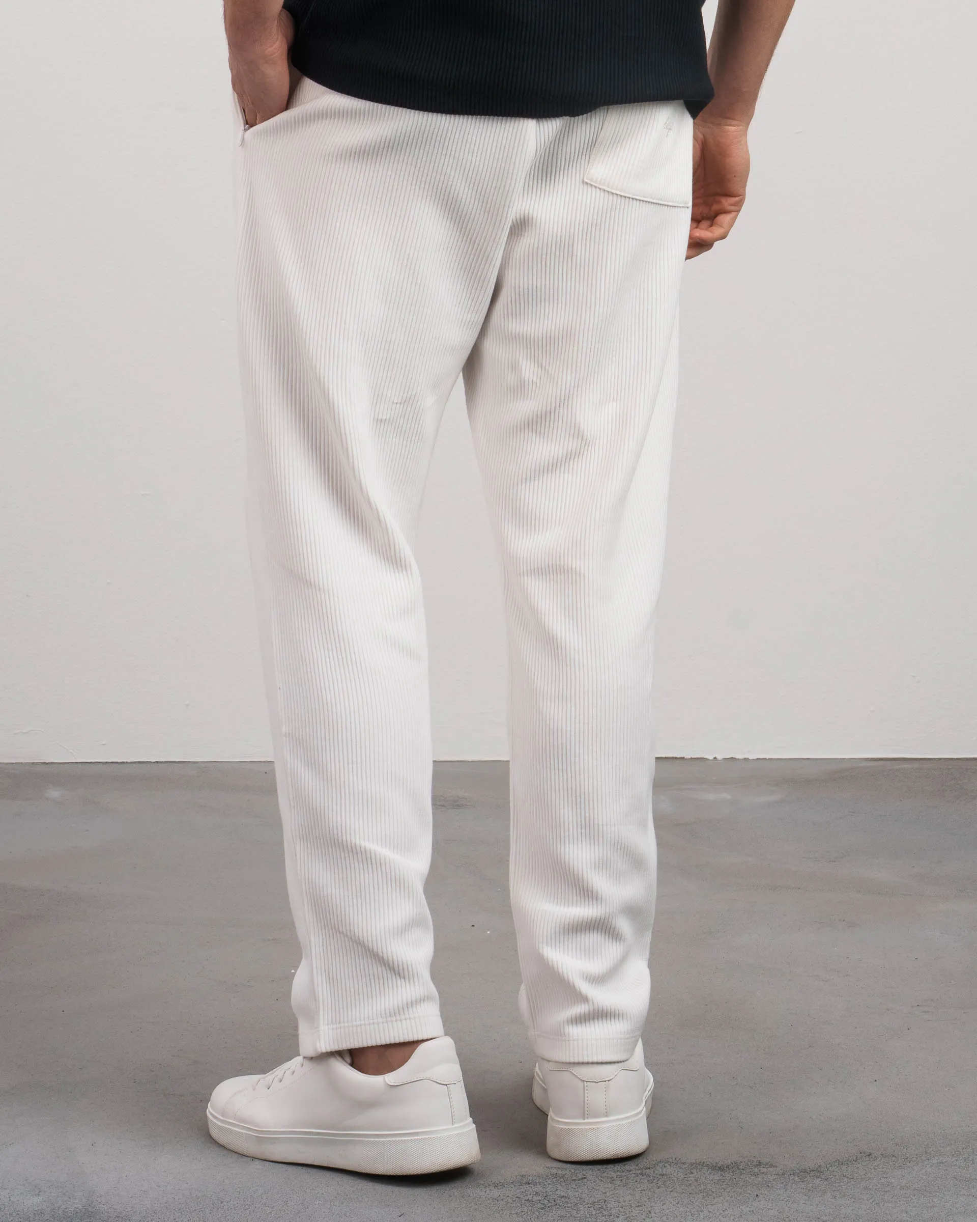 Plissee Pants (White)