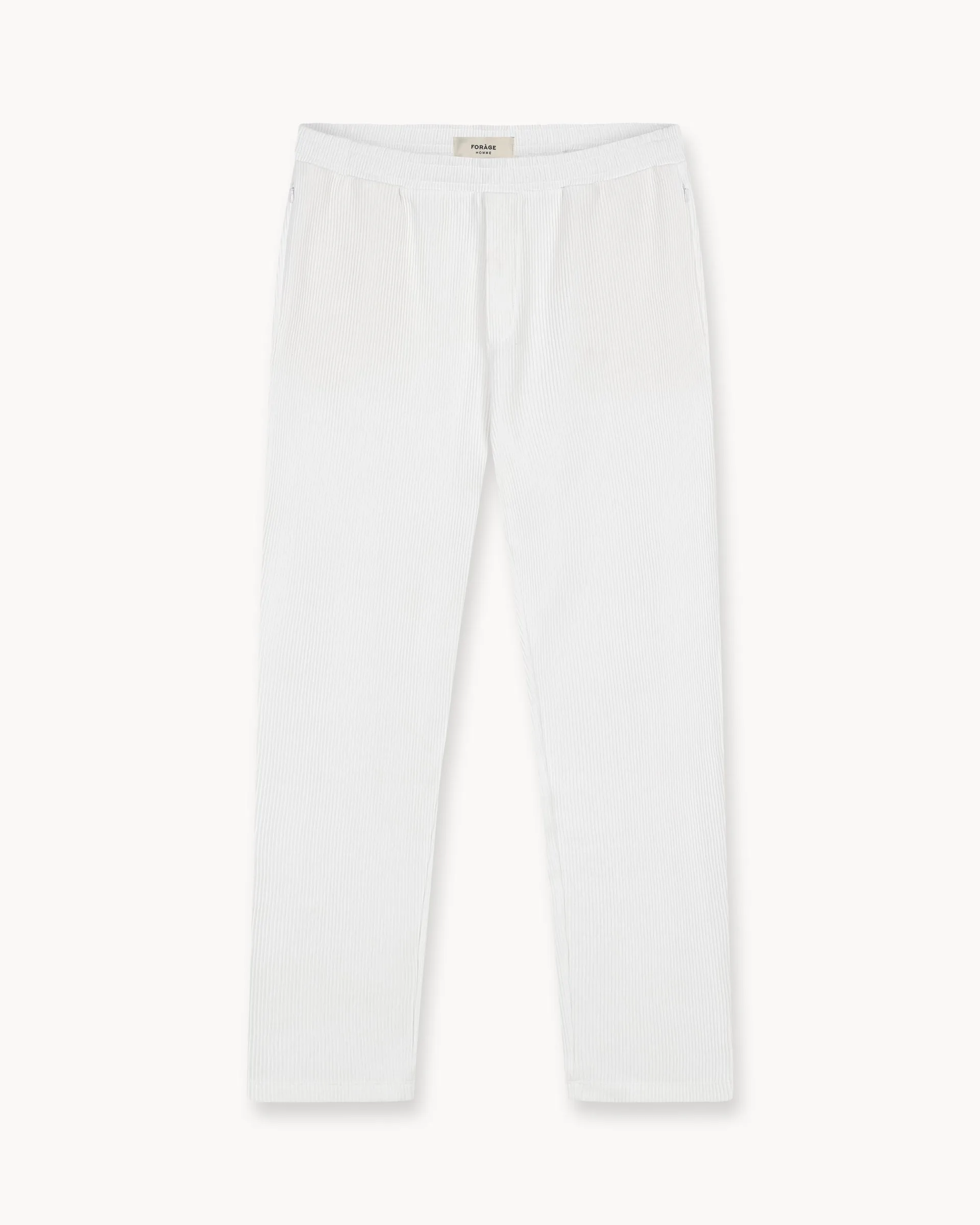 Plissee Pants (White)