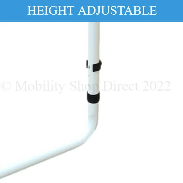 PQUIP S-Shaped Adjustable Bed Pole with Foam Grip PQ304BH
