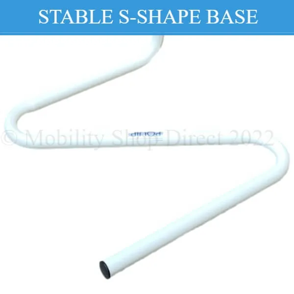 PQUIP S-Shaped Adjustable Bed Pole with Foam Grip PQ304BH