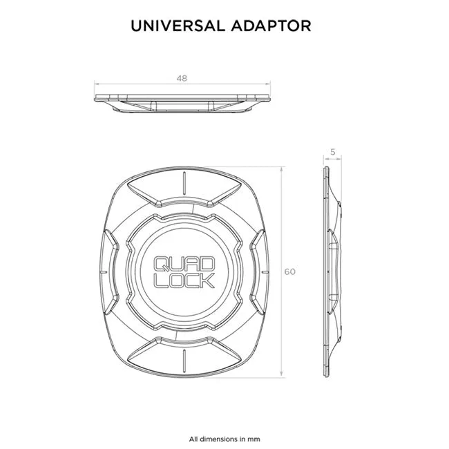 Quad Lock - Universal Adaptor