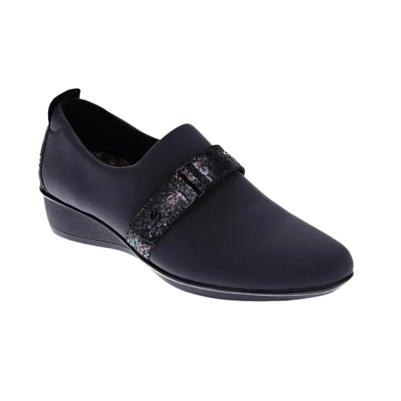 Revere Women's Genoa Stretch Loafer Graphite