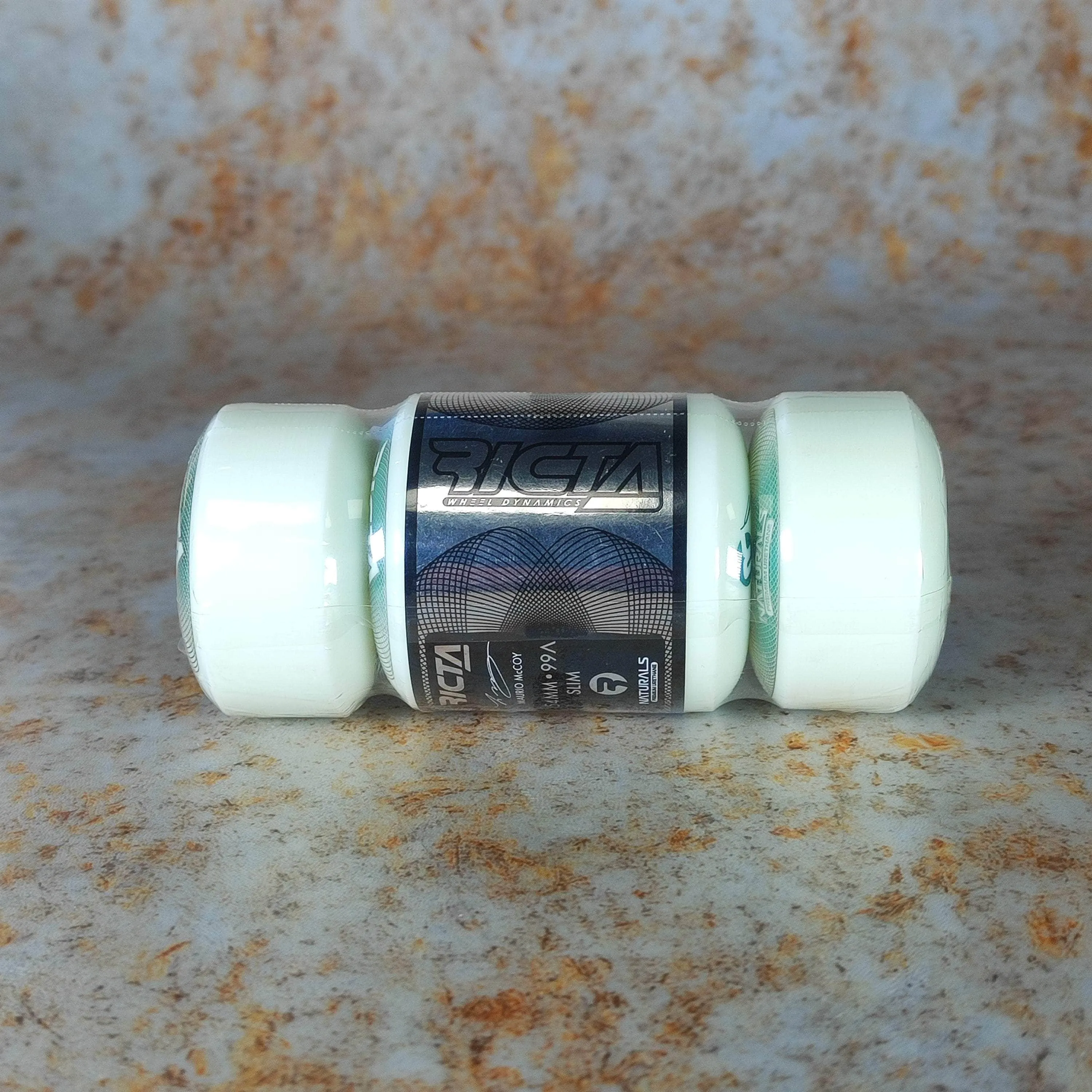 Ricta McCoy Geo Naturals Slim 99a 54mm White/Green Skateboard Wheels