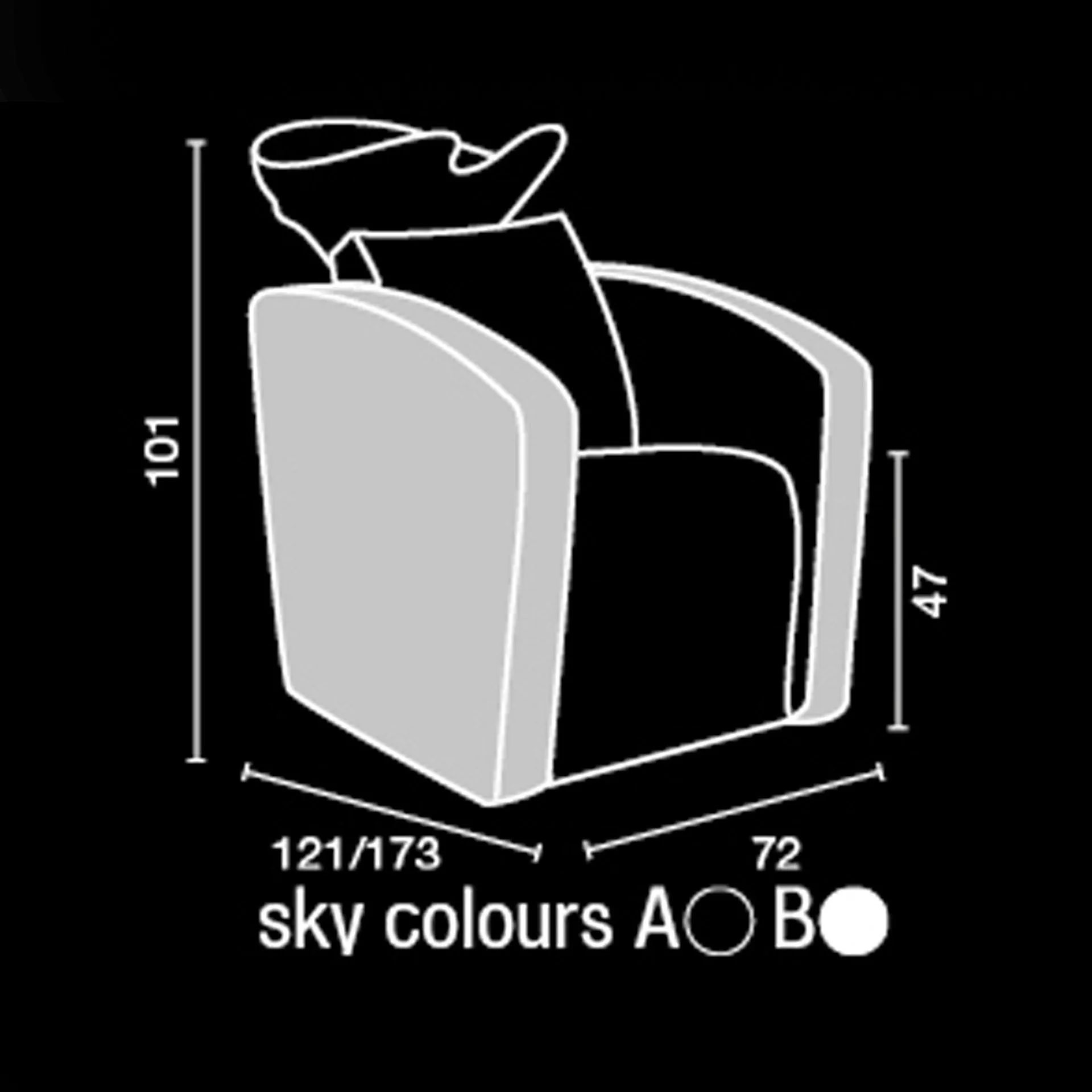 Salon Ambience WU/161 Sublime Wash Unit W/Legrest