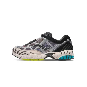 Saucony Mens Grid Web Shoes Grey