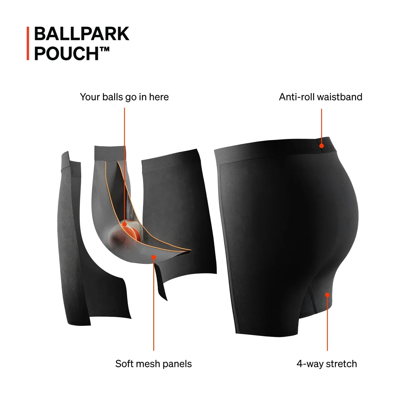 Saxx Droptemp™ Cooling Cotton Underwear -  Happy Hour- Black