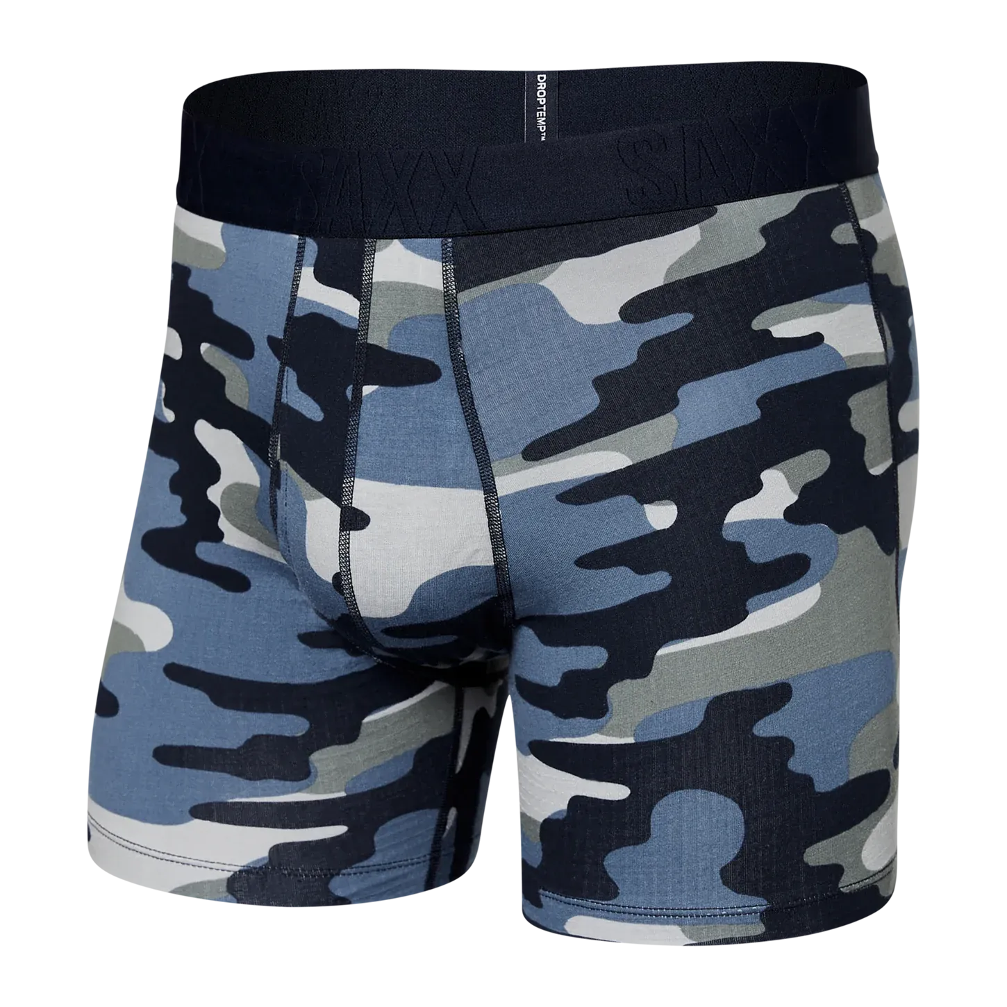 Saxx Droptemp™ Cooling Cotton Underwear - Tidal Camo- Blue
