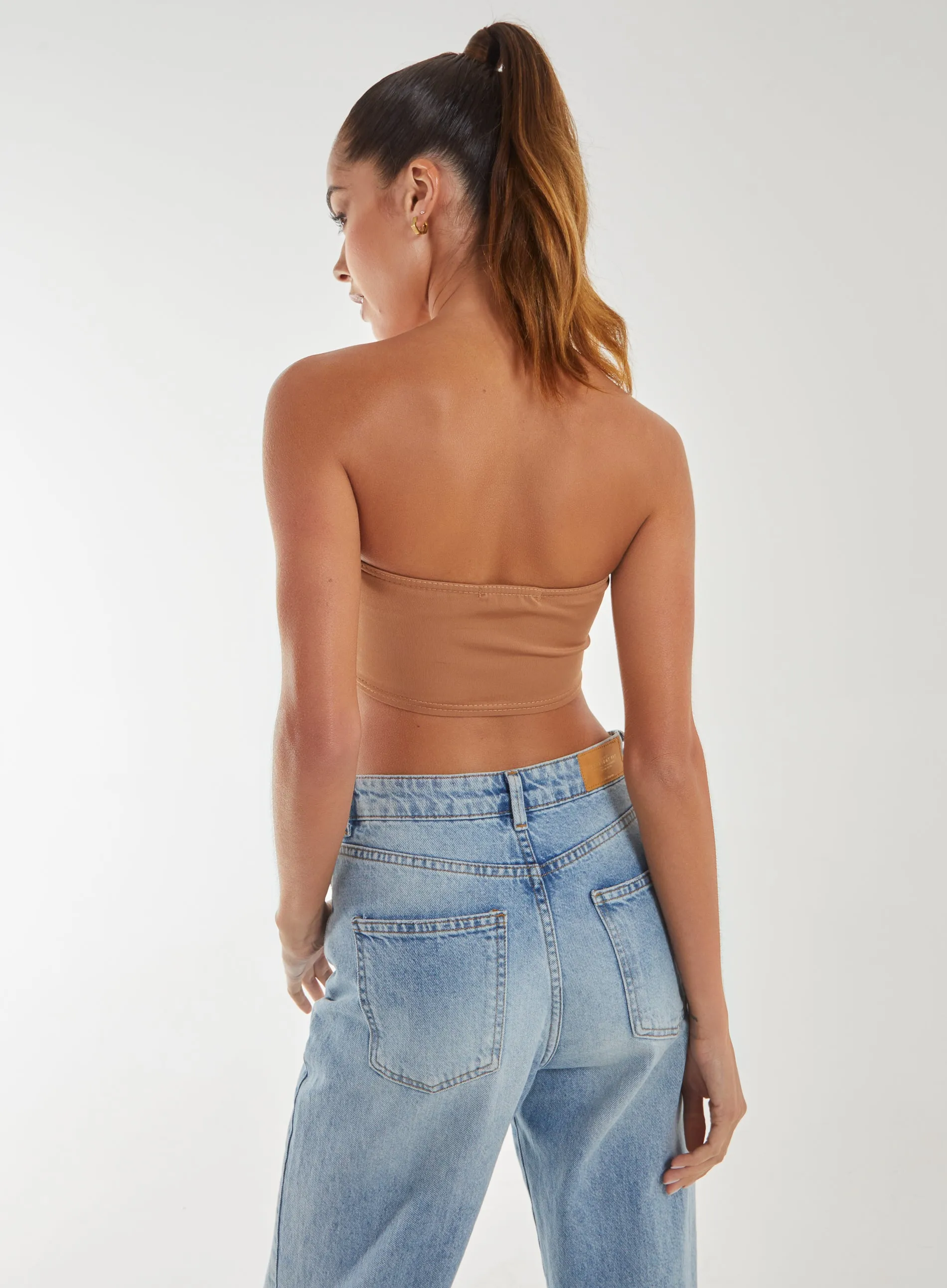 Seam Detail Corset Top