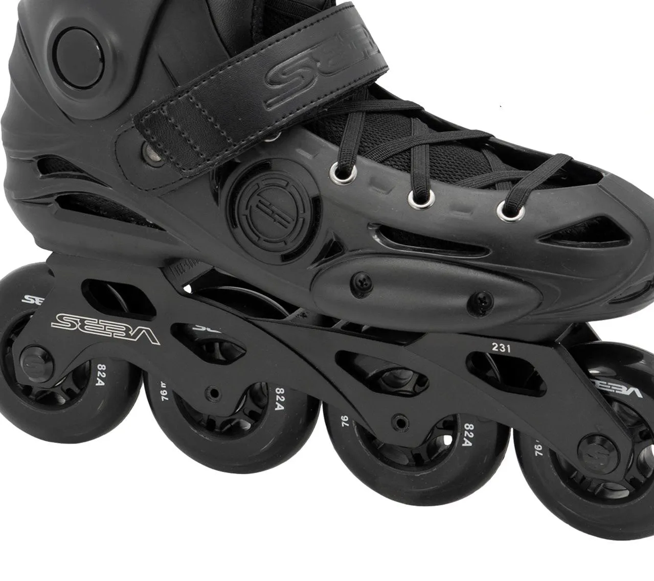 Seba E3 Junior Adjustable In-Line Skates - Black