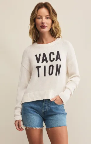 SIENNA VACATION SWEATER-SEA SALT