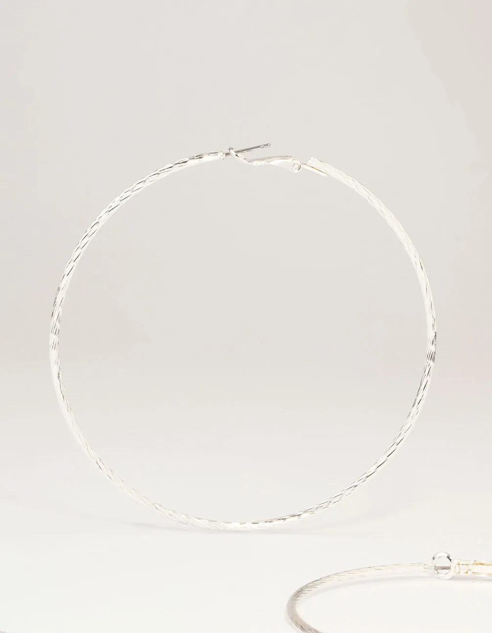 Silver Diamante Hoop Earrings 3-Pack