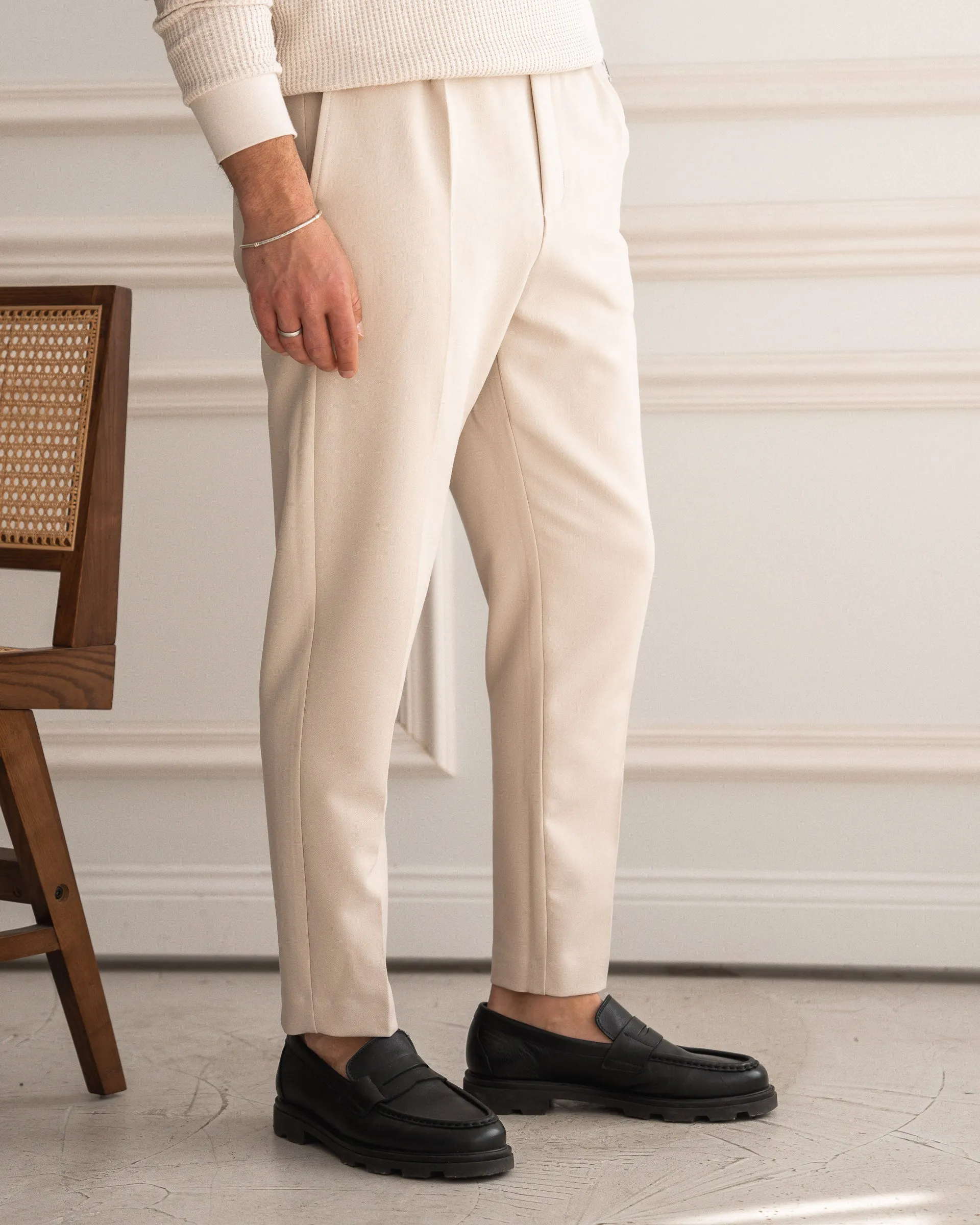 Slim Fit Pants (Sand)