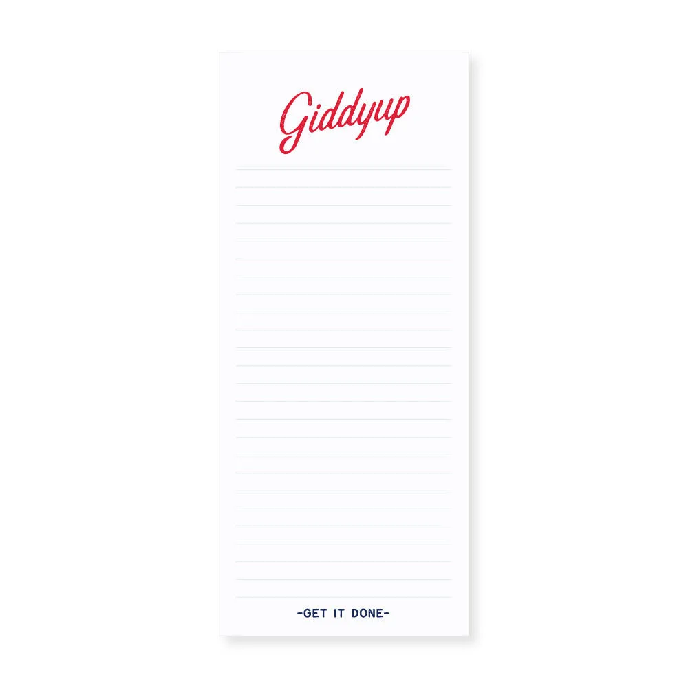 Slim Notepad | giddyup, non-personalized