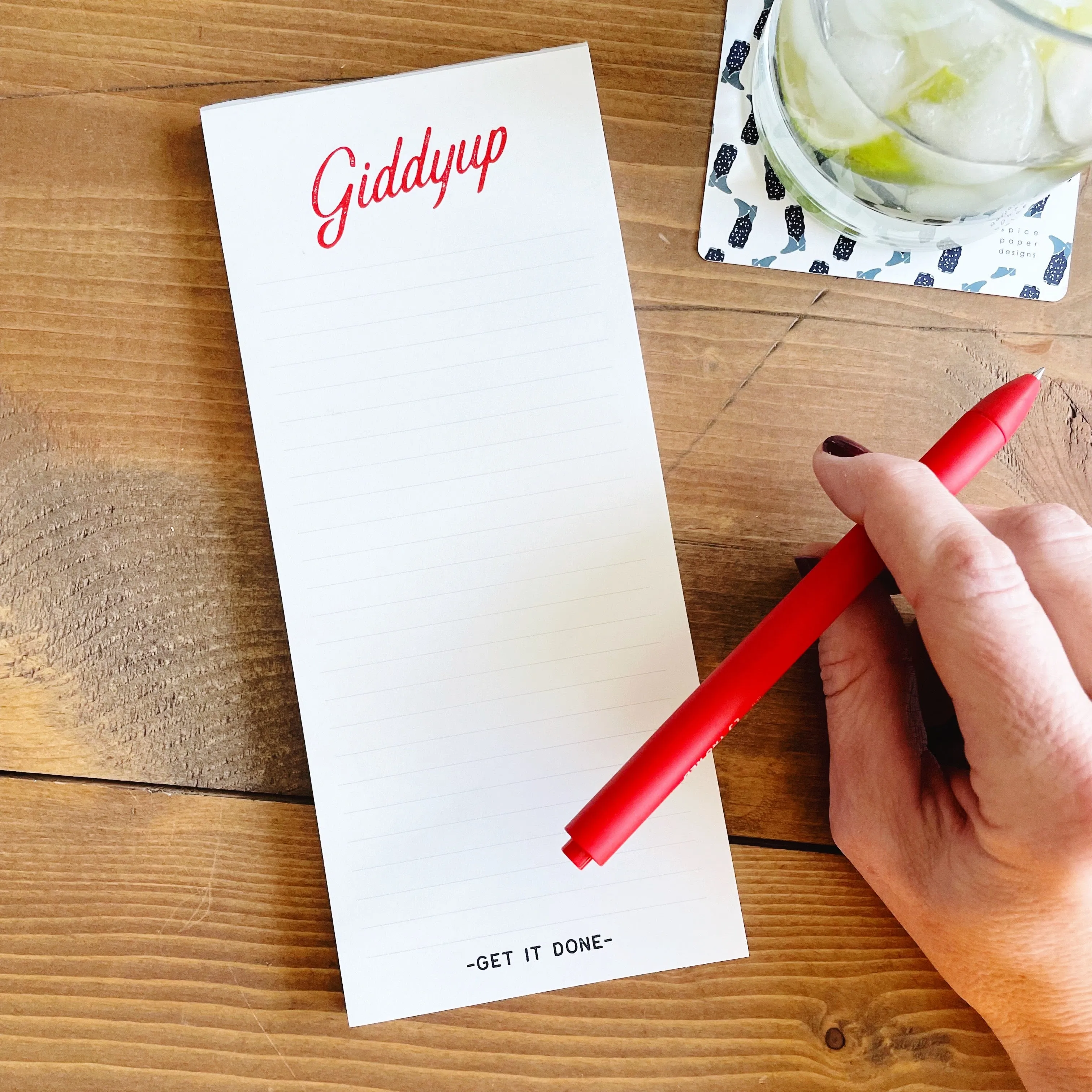 Slim Notepad | giddyup, non-personalized