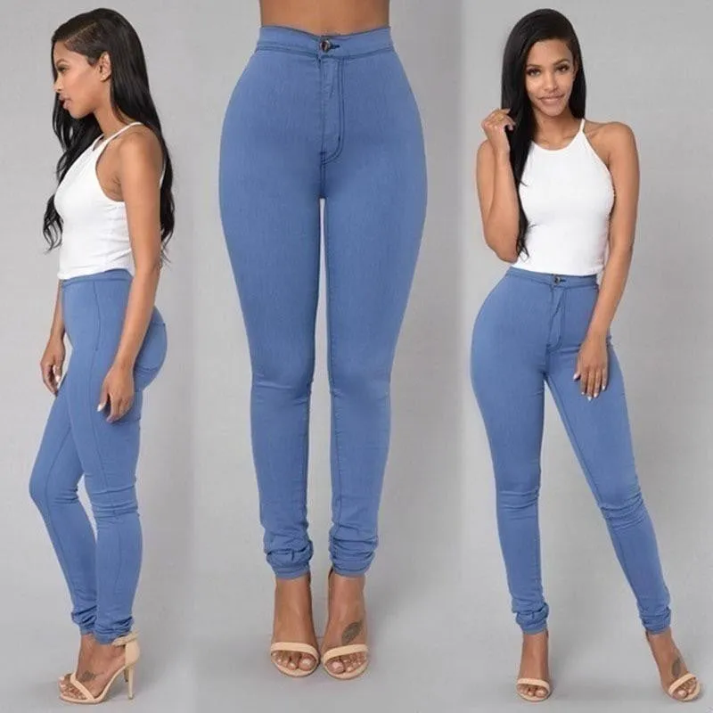 Slim professional women western-style trousers white black pants mid waist plus size formal Female Pencil Pants