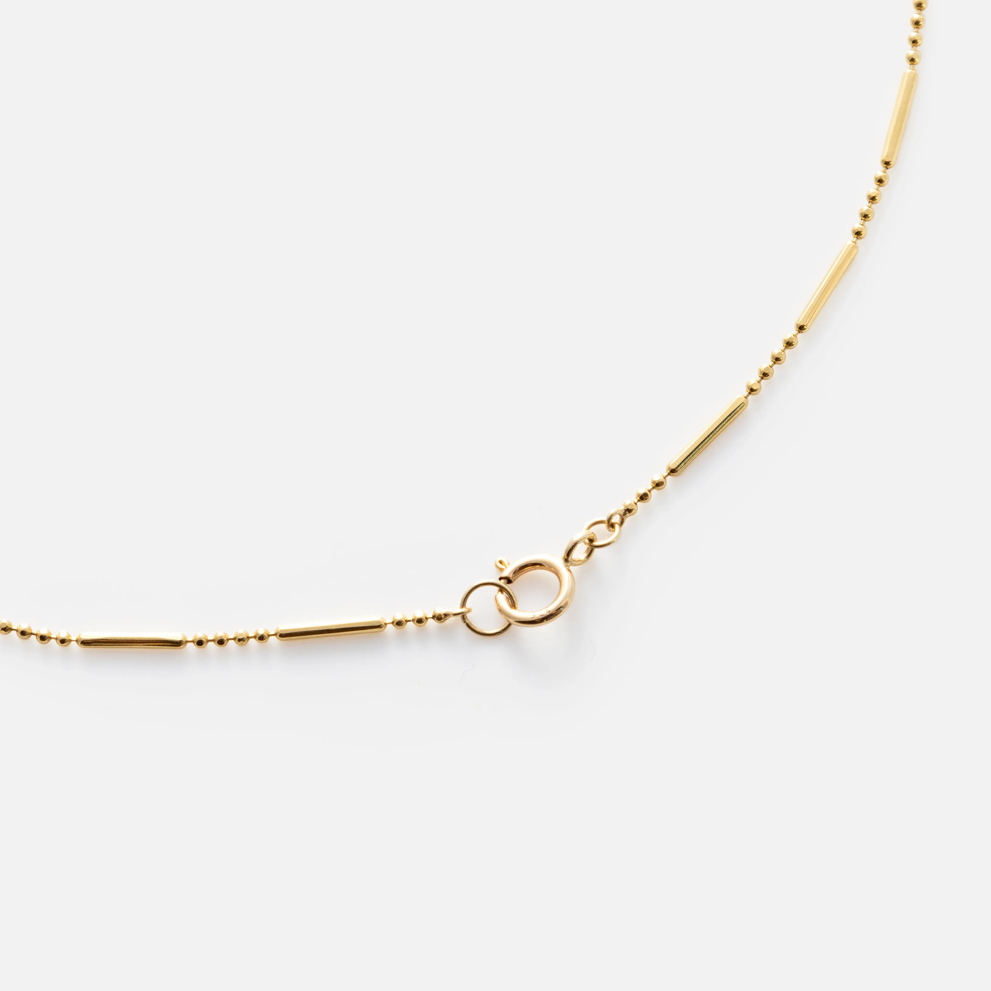 Solid Gold Dot Dash Chain
