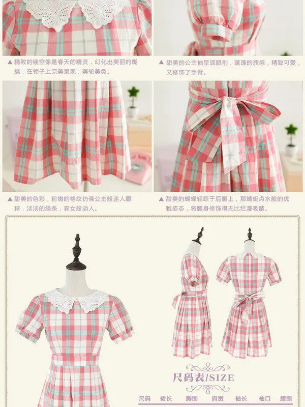 somewhere we belong plaid dress