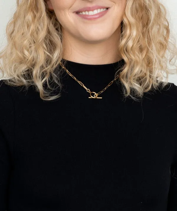 Spiffy & Splendid Luxe Gold Paperclip Chain - 16IN