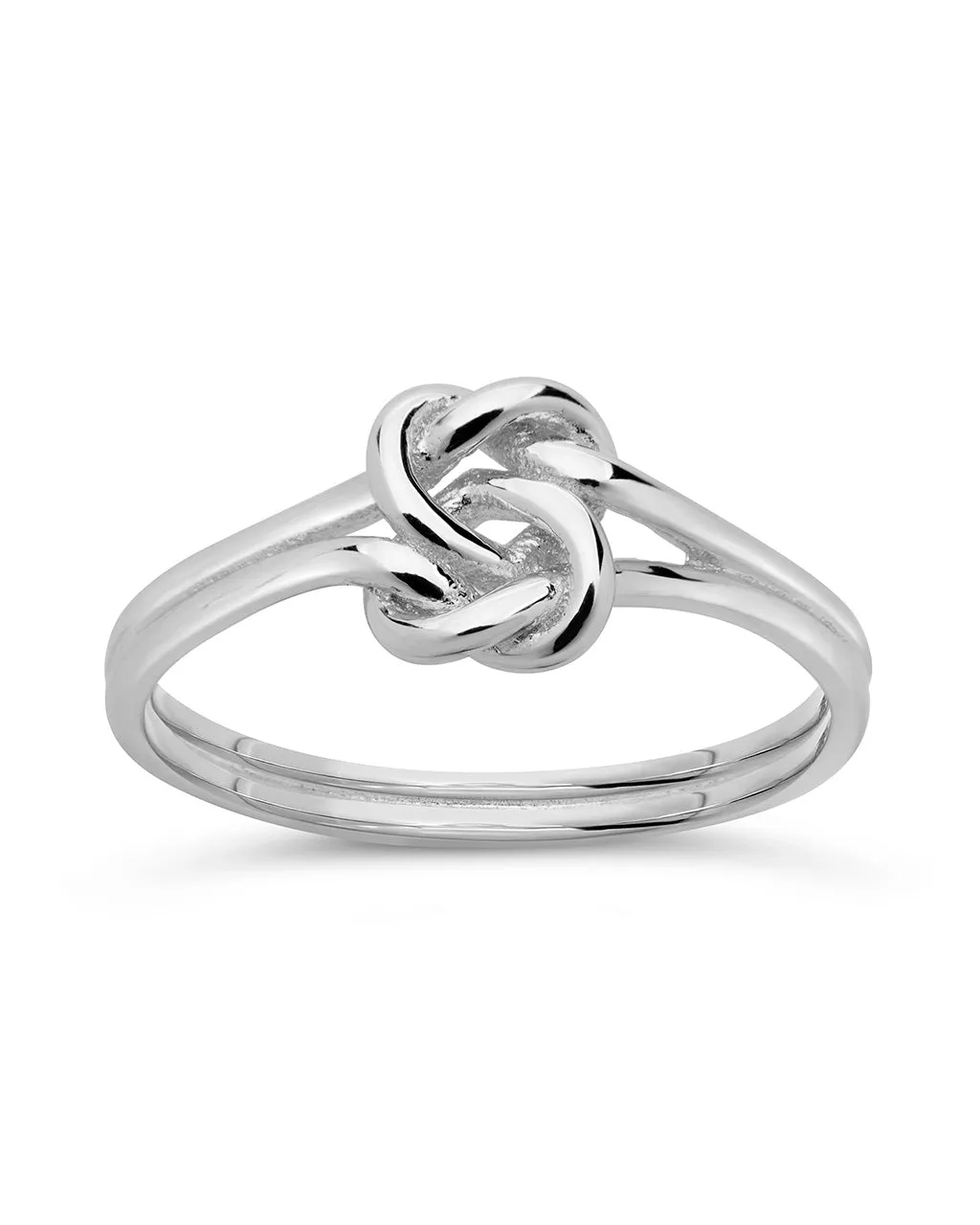 Sterling Silver Intricate Love Knot Ring