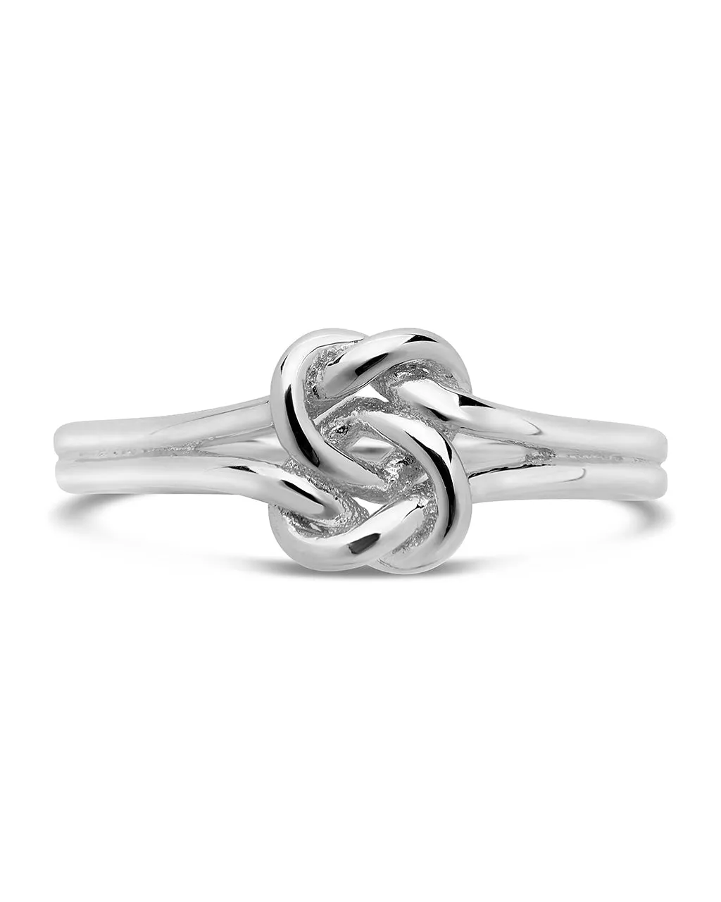 Sterling Silver Intricate Love Knot Ring