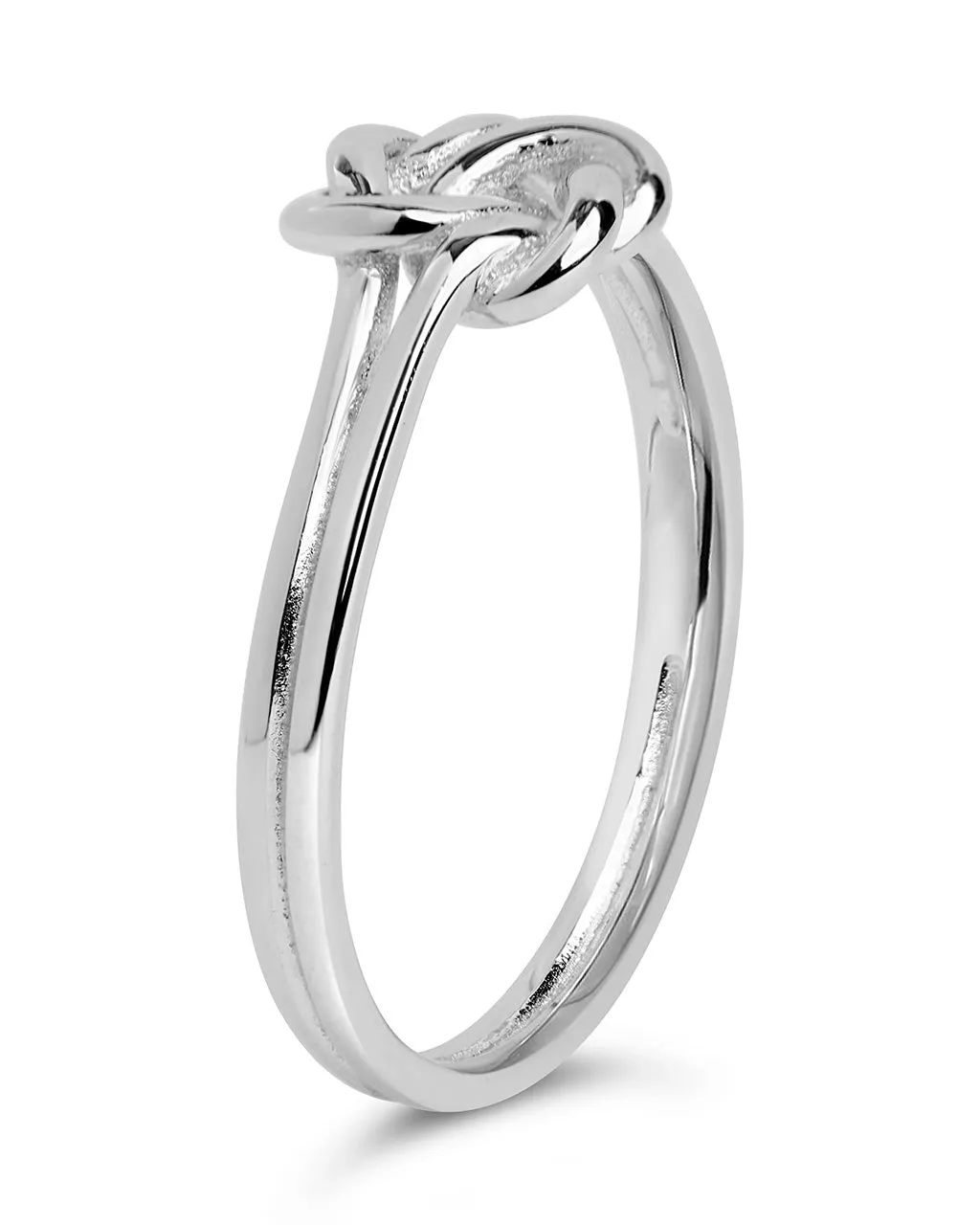 Sterling Silver Intricate Love Knot Ring