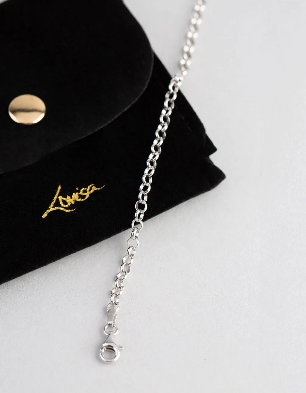 Sterling Silver Rolo Chain Bracelet