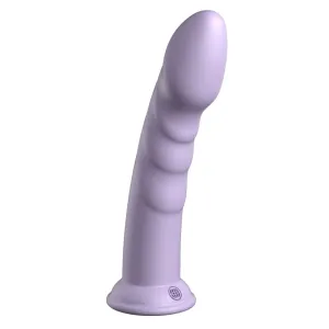 Super Eight Long, Thick, Ribbed 8 Inch Silicone Dildo - Purple