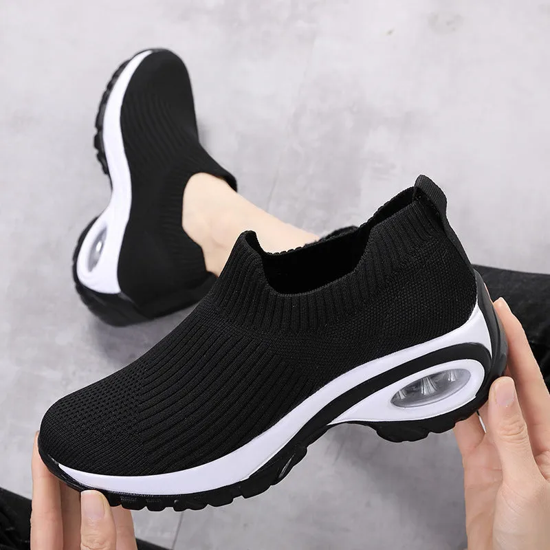 Thick Sole Mesh Sneakers