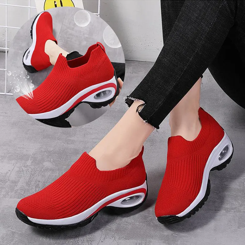 Thick Sole Mesh Sneakers