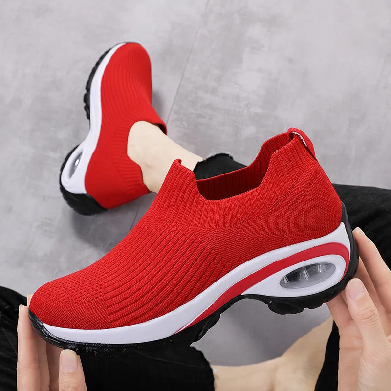 Thick Sole Mesh Sneakers