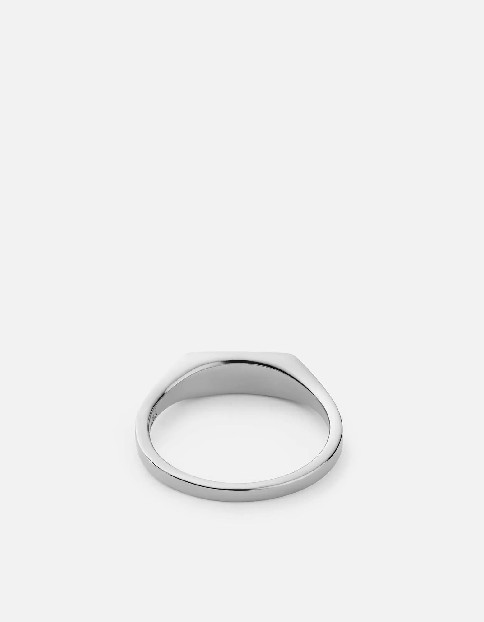 Thin Lennox Agate Ring, Sterling Silver