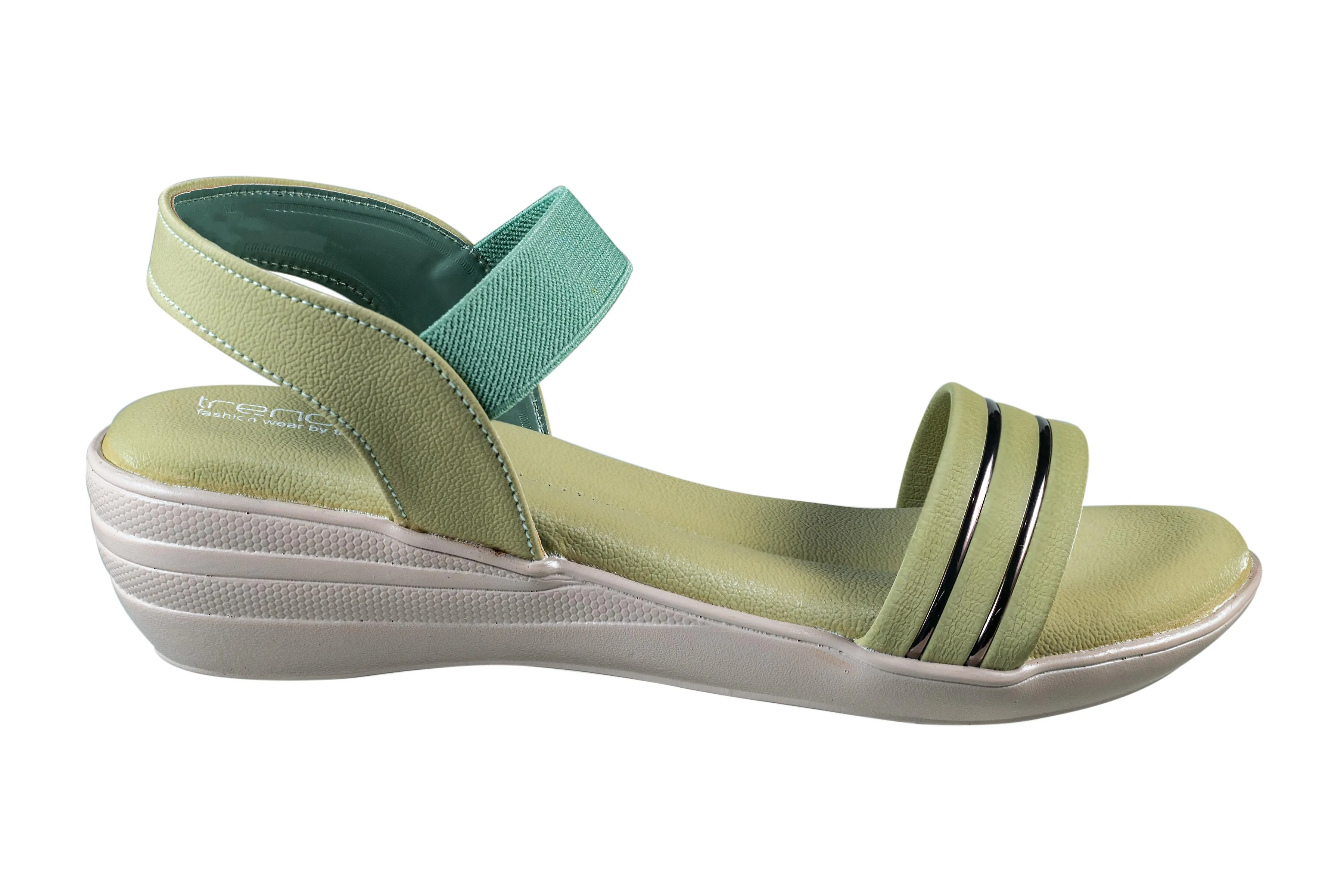 Trendz Olive Casual Sandal for Women (Trnz S 240612)