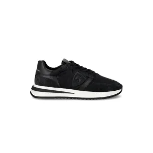 Tropez 2.1 Low-Top Sneakers in Nylon And Leather in Black