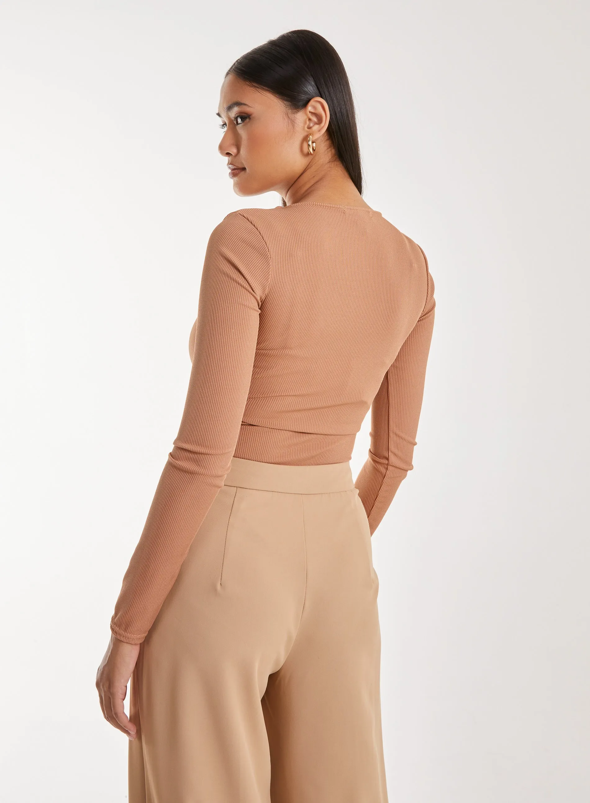 Twist Letterbox Long Sleeve Body