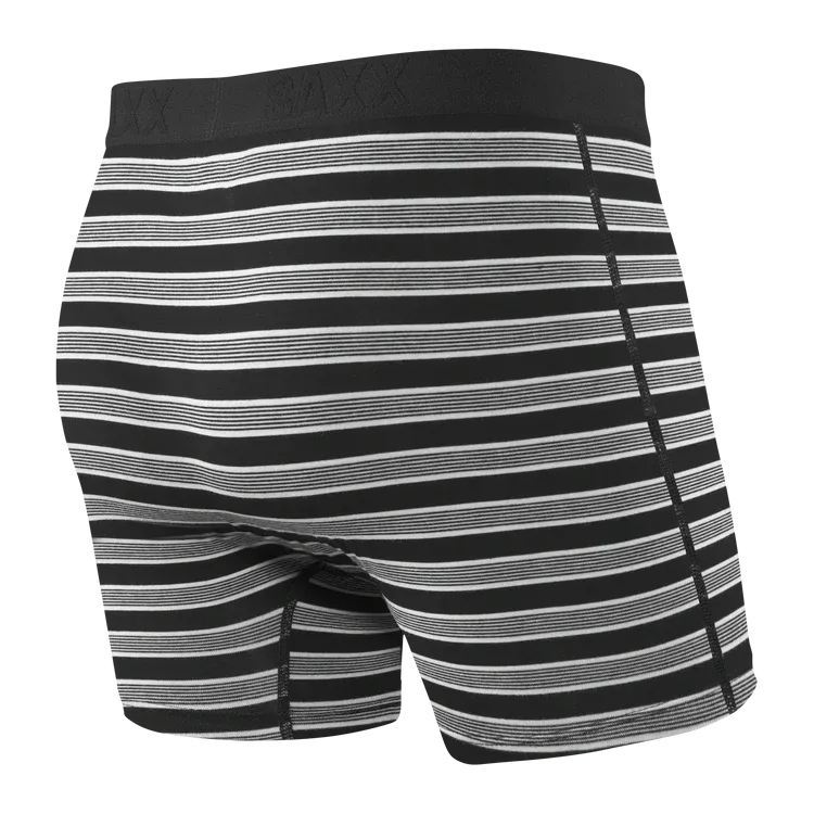Ultra Boxer Brief - Black Crew Stripe